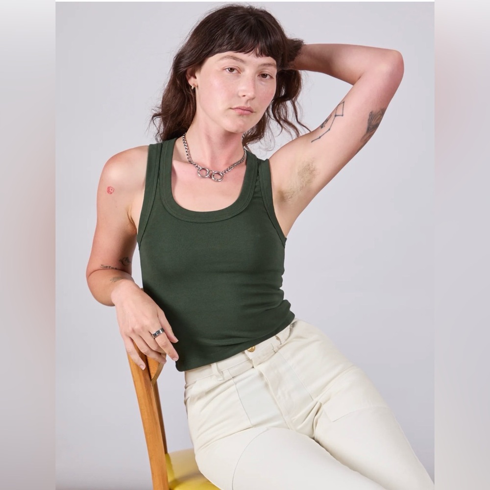 NWOT Big Bud Press Tank Top - Swamp Green